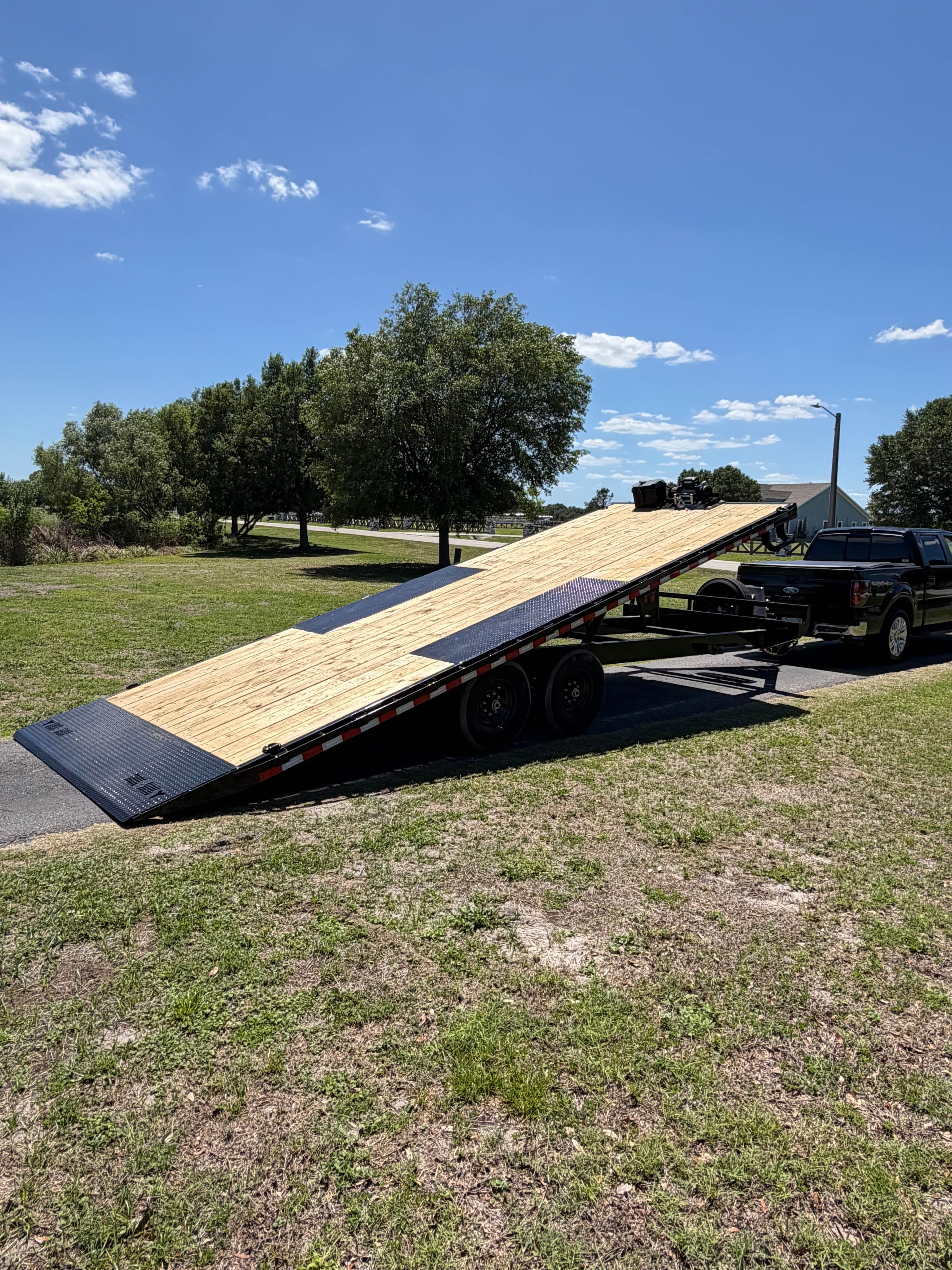 24ft Deckover Tilt Trailer