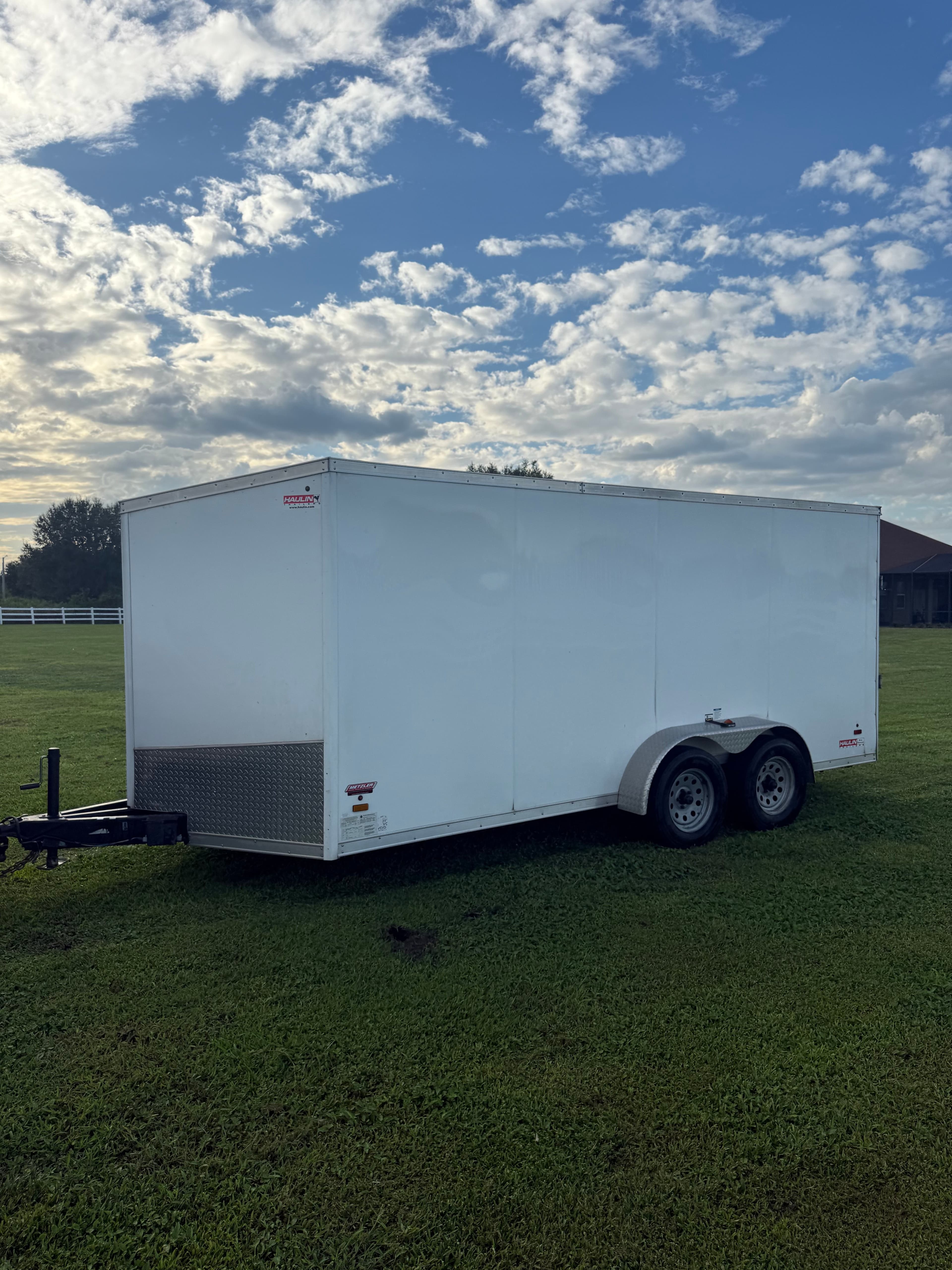 7x16 Enclosed Trailer - Image 1
